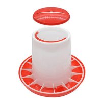 Équipement agricole, alimentation automatique en plastique pour volailles et élevage de poulets, canards, oiseaux