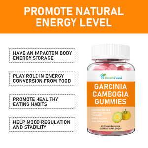 Gomitas Adelgazantes con Etiqueta Personalizada, Fórmula 6 en 1, Gomitas de Garcinia Cambogia Pura, Aumentan los Niveles de Energía con L-Carnitina y Cromo - Product Image 1