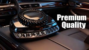 מפזר ארומתרפיה לרכב עם מספרים משולבים, מופעל על ידי אנרגיה סולארית, ללא ריח, מסתובב, עשוי פלסטיק. - Product Image 6