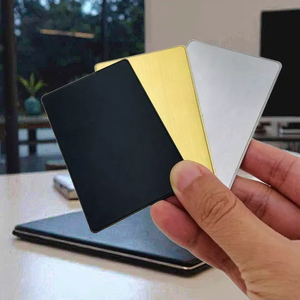 بطاقات أعمال معدنية مخصصة الطباعة بتقنية NFC 13.56 ميجاهرتز، خيارات فارغة باللون الأسود/الذهبي/الفضي، لمشاركة وسائل التواصل الاجتماعي والعضوية - Product Image 5