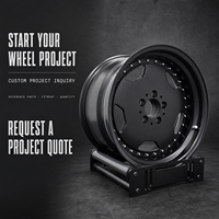 Jantes noires fermées Mforged style OEM pour distributeurs, ateliers de tuning, grossistes, importateurs – Détail radial personnalisé