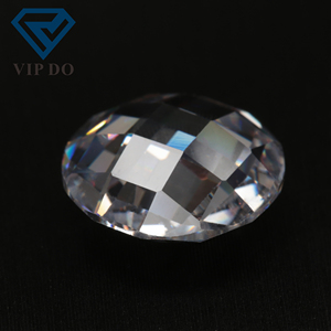 Bảng Kiểm Tra Kép Tròn 3-12Mm Chất Lượng Cấp 5A Đá <span class=keywords><strong>Cubic</strong></span> <span class=keywords><strong>Zirconia</strong></span> Rời Cắt Màu Trắng Đá CZ Cắt Lưới Tròn Tổng Hợp - Product Image 2