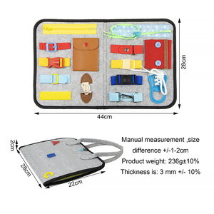 Libro de Actividades de Fieltro Personalizado, Tablero de Actividades Montessori, Juguetes, Servicio OEM ODM, Educación Temprana, Libro Silencioso para Niños Pequeños - Product Image 2