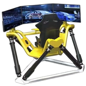 Immer sive Racing Experience Triple Screen Display Bewegungs plattform Technologie Realistische Fahr simulation - Product Image 5