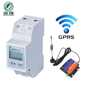 Prepaid-Zähler Einphasen-Energie zähler WIFI-Messgerät Fernbedienung APP-Zahlung Digitaler Leistungs messer Mit GPRS-Stromzähler