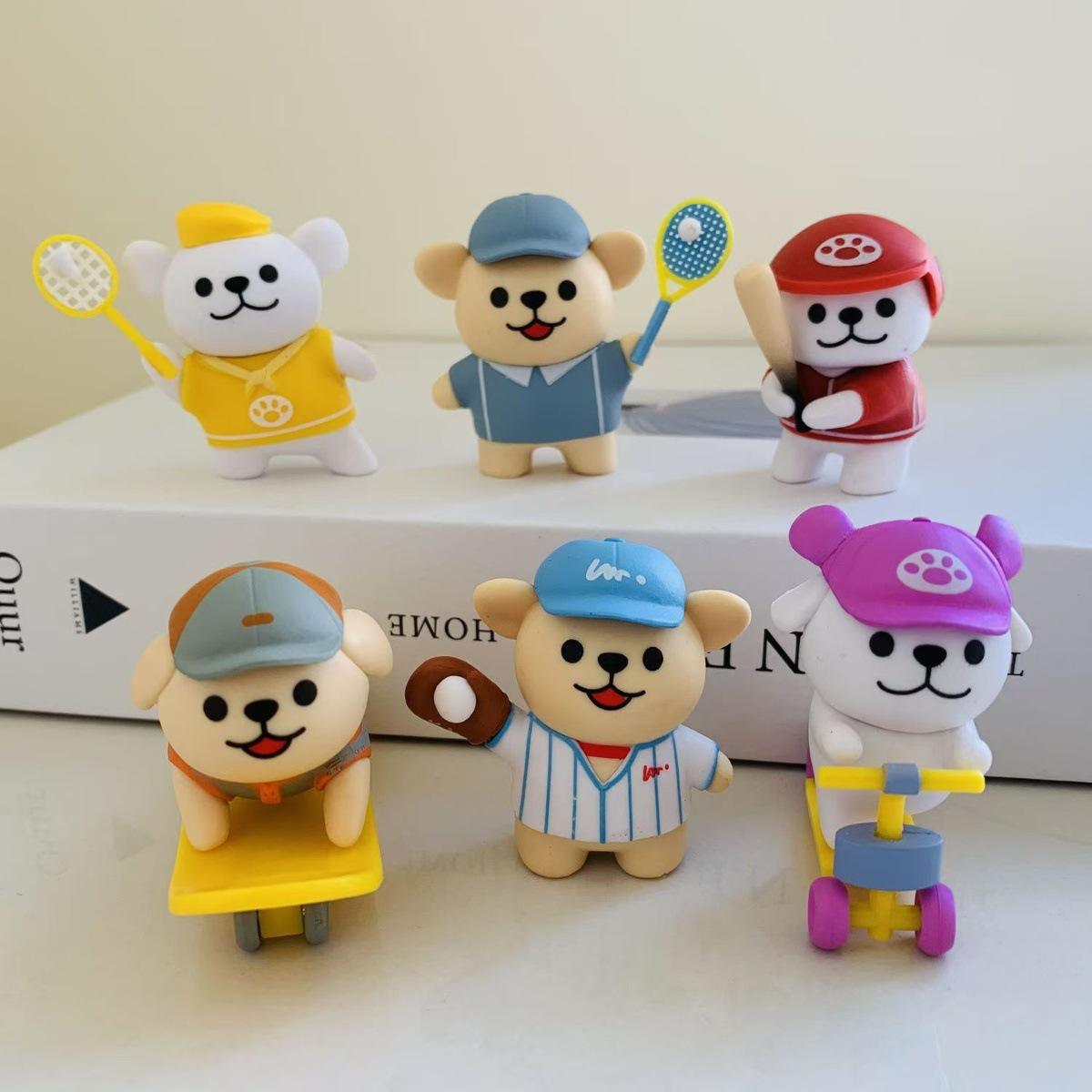 A set of 6 pieces [bagged]