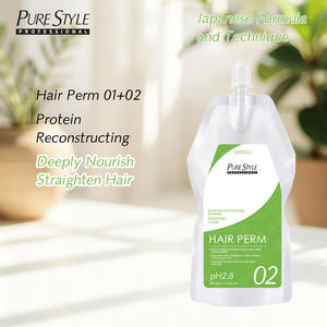 <span class=keywords><strong>Masque</strong></span> capillaire à la kératine Purestyle Private Label ODM System Formulation Factory Price Salon 01+02 pour des cheveux lisses longue durée - Product Image 5