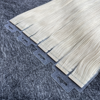 Extensions de cheveux humains à bandes adhésives Ombré, 100% cheveux bruts russes, invisibles, Remy, double tirage, vente en gros