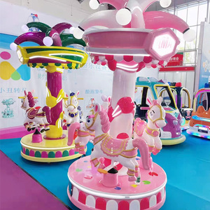 Manège pour enfants coloré et personnalisé à 3 places, pour parcs d'attractions extérieurs et mini-carrousel intérieur, à vendre - Product Image 5