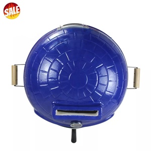 Barbacoa de acero para uso en interiores y exteriores, mini horno de <span class=keywords><strong>pizza</strong></span> de 21 pulgadas con pellet de cerámica, color azul, estilo <span class=keywords><strong>italiano</strong></span> - Product Image 5