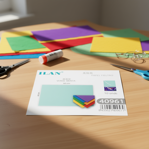 Feutre Ilan 40x60 cm Vert Menthe Tissu Non Tissé Matériel Artisanat - Product Image 3