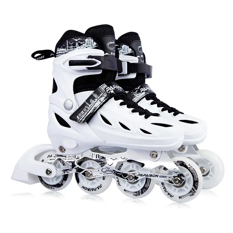 Werkseitig OEM 3 & 4 Räder Einstellbare Größe Erwachsene Urban Freestyle Fitness Slalom Hard-Boot Inline Rollschuhe