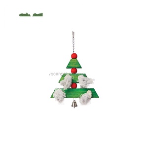 Toptan basit tasarım renkli kuş levrek üreticinin asılı kuş oyuncakları hamak tipi düşük fiyat - Product Image 4