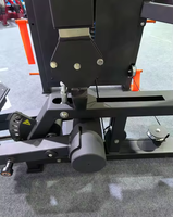 DINUO Appareil Commercial de Musculation à Poids Chargés Réglable pour Hack Squat, Entraînement des Fessiers, Jambes, Cuisses et Ischio-jambiers, Machine d'Entraînement de la Partie Inférieure du Corps