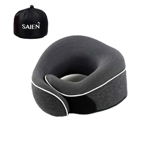 Oreiller de voyage <span class=keywords><strong>Saien</strong></span> Patent Reisekissen, lavable, en polyester/coton, mousse à mémoire de forme, en forme de U, portable, pour le bureau, la sieste, les voyages, avec soutien du cou - Product Image 1