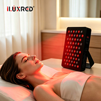 Panneau de luminothérapie rouge ILUXRED pour usage domestique, appareil infrarouge proche pour tout le corps, 660 nm 850 nm, professionnel, portable, commercial