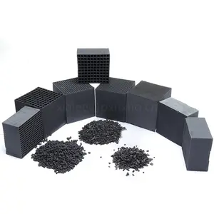 Youpin Eco — Cube purificateur d'eau d'aquarium, bloc nid d'abeille avec filtre à charbon actif noir