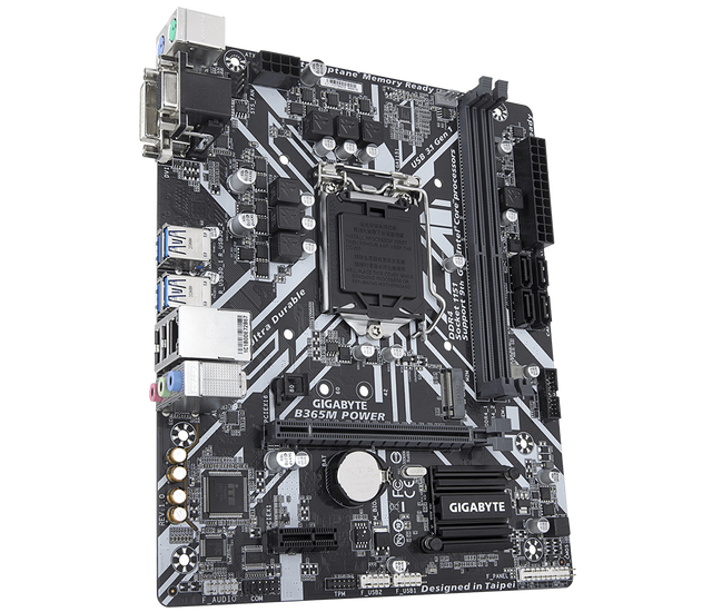 GIGABYTE B365M POWER Original Motherboard LGA1151 6 7 8 9th Gen Intel B365 I7 I5 I3 E3 V5 Dual DDR4 Micro-ATX 64GB RAM Desktop