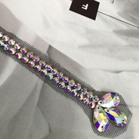 Serre-tête professionnel en strass Blackpool pour la danse latine, la danse de salon, la danse moderne, les spectacles sur scène pour adultes et enfants, accessoire de coiffure