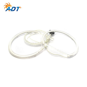 Anneau halo ADT RGB blanc CCFL 2*145mm + 2*130mm pour BMW Série 3 E46 1998-2004, anneau halo CCFL Angel Eye - Product Image 3