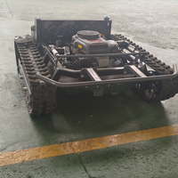 GPS Qualité exceptionnelle Intelligence artificielle Robot Tondeuses à gazon Télécommande Caoutchouc Piste Tondeuse à gazon