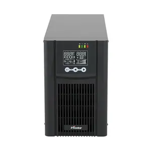 Prostar 1KVA/1KW yüksek frekanslı çevrimiçi UPS ile PF1 24VDC kesintisiz güç kaynağı dahili 12V 7AH * 2 adet
