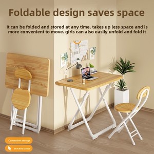 Tables et chaises pliantes pour enfants à prix abordable, <span class=keywords><strong>bureau</strong></span> pour enfants à domicile, pour les élèves du <span class=keywords><strong>primaire</strong></span>, apprentissage et écriture - Product Image 5