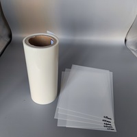 Feuilles de pochoirs en PET rigide translucide laiteux, de qualité alimentaire, pour pochoirs DIY pour café et gâteaux