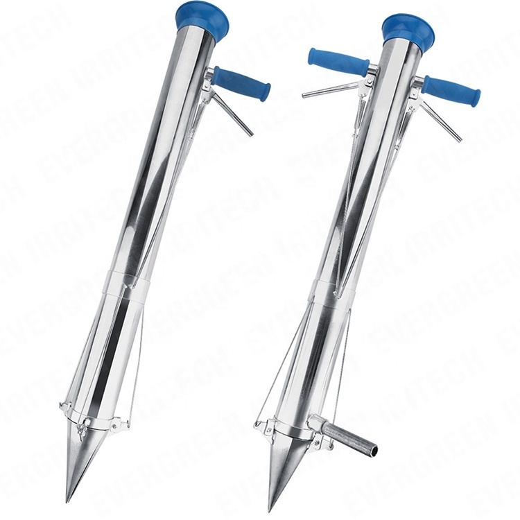 Handheld manual seed planter vegetable seedling transplanter