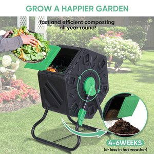 <span class=keywords><strong>Compost</strong></span> de jardin 160L pour l'extérieur, grand bac à <span class=keywords><strong>compost</strong></span> sans BPA - Product Image 2