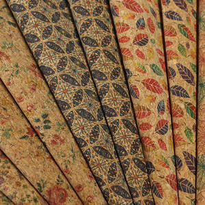 Tissu de liège artificiel <span class=keywords><strong>en</strong></span> cuir de liège synthétique PU imprimé Eco 50% avec une largeur de 1.35m - Product Image 4