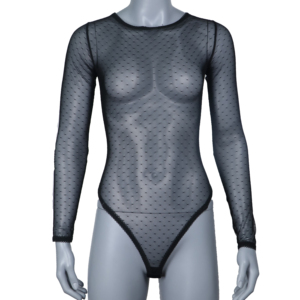 Đồ lót gợi cảm bodysuit nữ đính kim cương lưới cá, đồ lót xuyên thấu, tất lưới gợi cảm, trang phục lưới xuyên thấu, bodysuit gợi cảm - Product Image 1