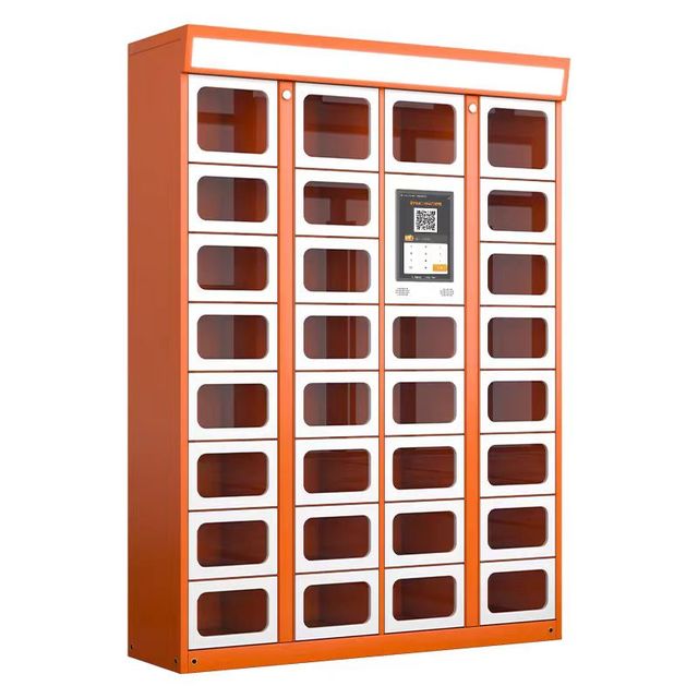 Intelligent Steel Locker with Heating and Constant Temperature Disinfection Self-Service Takeout Storage and Delivery Cabinet