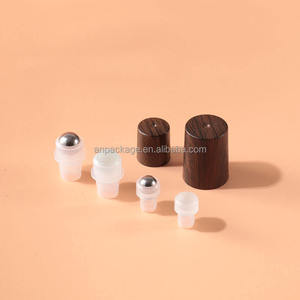 Mini flacon à bille en verre ambré transparent portable de 5 ml et 10 ml pour parfum et huile essentielle, en stock, MOQ de 100 pièces, comprenant le capuchon d'emballage - Product Image 5