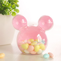 Boîte à bonbons Mickey Tête de souris Fournitures pour fêtes d'anniversaire d'enfants Décoration de mariage