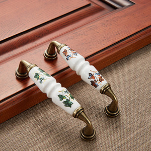 Poignées de meubles en <span class=keywords><strong>porcelaine</strong></span> en vente chaude, <span class=keywords><strong>poignée</strong></span> de porte de placard, décoration moderne, commode de chambre à coucher, <span class=keywords><strong>poignée</strong></span> de tiroir de <span class=keywords><strong>cuisine</strong></span> - Product Image 3