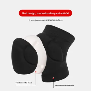 Genouillères <span class=keywords><strong>de</strong></span> <span class=keywords><strong>volley</strong></span>-<span class=keywords><strong>ball</strong></span> en nylon, matériau éponge épais anti-collision, protection complète pour le cyclisme, le basketball, pour hommes et femmes - Product Image 2