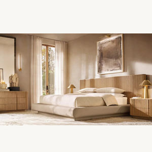 ソリッドウッドサイドボード、北欧ミニマリスト収納キャビネット、レトロな壁に取り付けられた床立てキャビネット、ライトラグジュアリーベッドサイドテーブル - Product Image 6