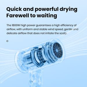 ไดร์เป่าผมพกพาขายดี พร้อมประจุลบ ช่วยลดผมชี้ฟู ไดร์เป่าผมร้อนและเย็น ไดร์เป่าผมประจุลบ - Product Image 4