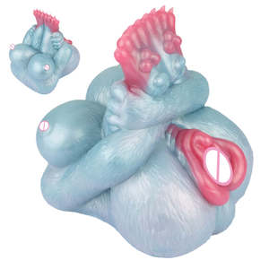 G6622 Penis-Masturbator für Männer, Fantasy-Masturbator aus Silikon mit Echter Tier-Vagina-Sexpuppe - Product Image 1