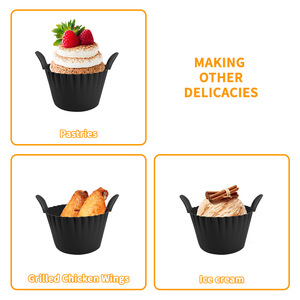Factory Customize <b>Silicone</b> Food-grade Air Fryer Egg Mould Large Muffin Cases Cup for Air Fryer <b>Baking</b> Cake Tools - Product Image 3