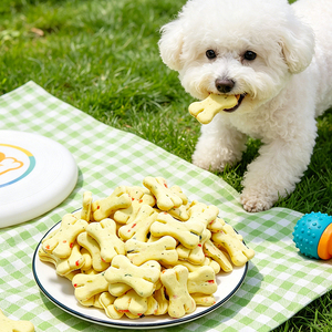 Biscuits pour chiens au lait de <span class=keywords><strong>chèvre</strong></span>, patate douce, <span class=keywords><strong>chou</strong></span> <span class=keywords><strong>et</strong></span> fromage, pour la santé digestive, la peau <span class=keywords><strong>et</strong></span> le pelage, cuits à la four - Product Image 1
