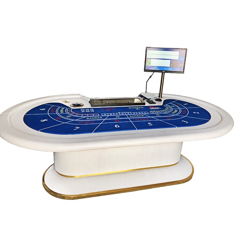 110 дюймов изготовленный на заказ дизайн Баккара/стол для игры в покер, 10 мест, казино, высокое качество