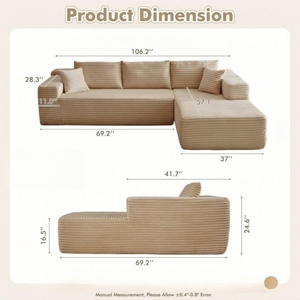 High Quality Compressed Modular <b>Sofa</b> <b>Bed</b> Eco Friendly Foldable Sectional For Hotel Apartment - Product Image 3