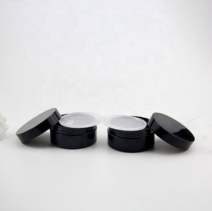 Envase Redondo Negro de Plástico para Cosméticos de 200 ml, 8 oz, 250 g, con Tapa, para Cremas - Product Image 5