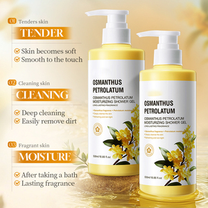 Gel Douche Nettoyant Profond Hydratant SADOER aux Herbes Biologiques, Osmanthus, Niacinamide et Thym, Marque Privée OEM, 530ml, Douche Neutre - Product Image 3