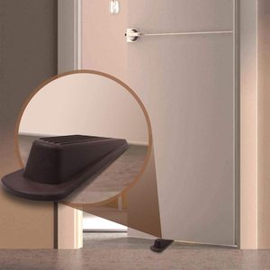 Butoir de porte Ji Zhe en TPR, à fixation au sol, manuel, coupe-vent, pour la sécurité domestique - Product Image 2