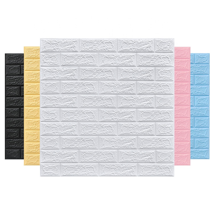 Wholesale Decorative household Wallpapers Brick Paper Back XPE Wallpaper Type 3d Stickers Waterproof Classic Decor