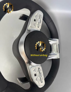 Volant de course sport en cuir de haute qualité et fibre de carbone pour <span class=keywords><strong>Mercedes</strong></span>-Benz Classe E (W212/W213) Classe C GLA/GLC/GLE/GLS - Product Image 3