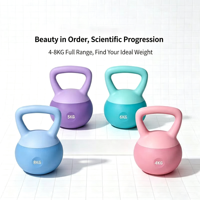 Kettlebell souple réglable en PVC pour femmes, idéal pour l'entraînement à domicile, le yoga et le Pilates – Écologique, vente en gros, OEM, personnalisable
